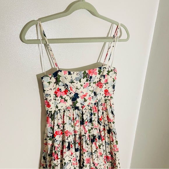 Cinq A Sept Gavin Floral Midi Dress Size 4 - Picture 3 of 11